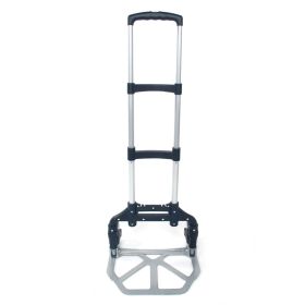 Durable Foldable Collapsible Luggage Cart Heavy Duty Portable Hand Truck Space Saving Trolley for Travel and Moving